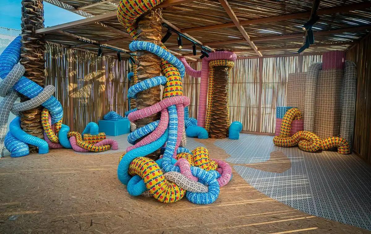 A poetic moment suspended in time: Shama Al Hamed’s new installation at Abu Dhabi Art 2025