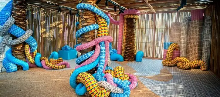 A poetic moment suspended in time: Shama Al Hamed’s new installation at Abu Dhabi Art 2025
