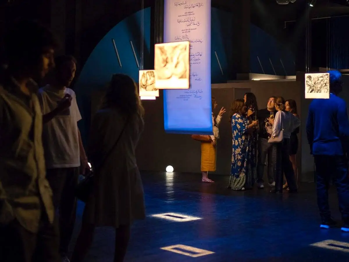 Lebanese artist Hatem Imam stages show at unconventional theater location