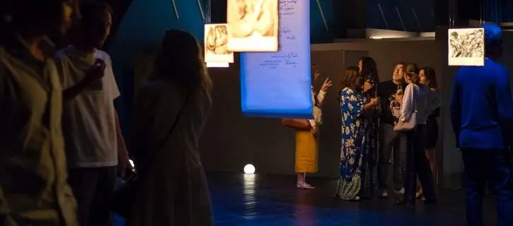 Lebanese artist Hatem Imam stages show at unconventional theater location