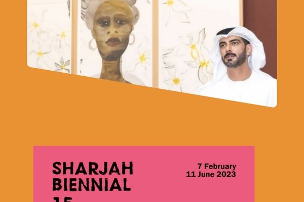 Sheikh Salem Al Qasimi visited Sharjah Biennial 15 