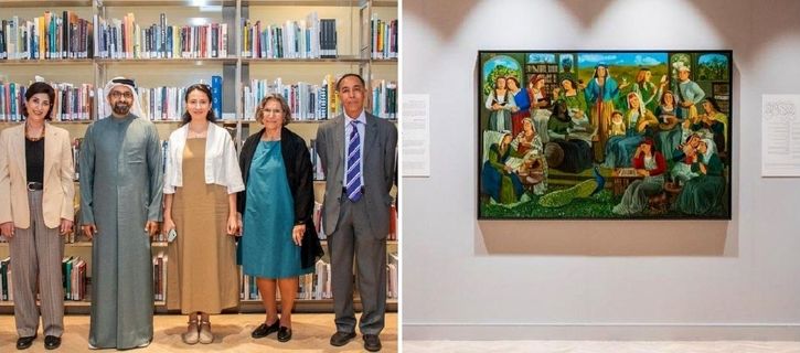 A new painting by Afifa Aleiby honours sixteen pioneering women of the Islamic civilisation