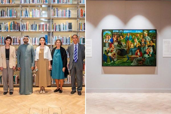 A new painting by Afifa Aleiby honours sixteen pioneering women of the Islamic civilisation
