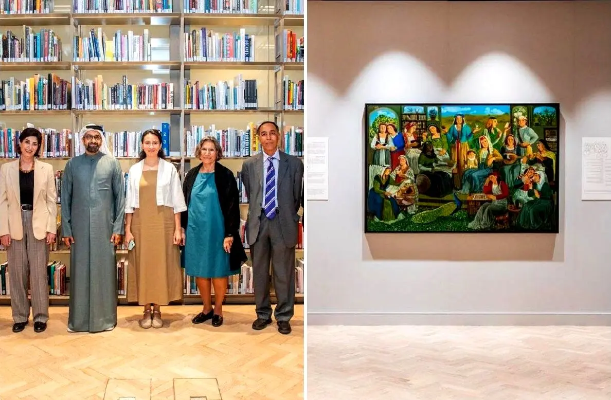 A new painting by Afifa Aleiby honours sixteen pioneering women of the Islamic civilisation