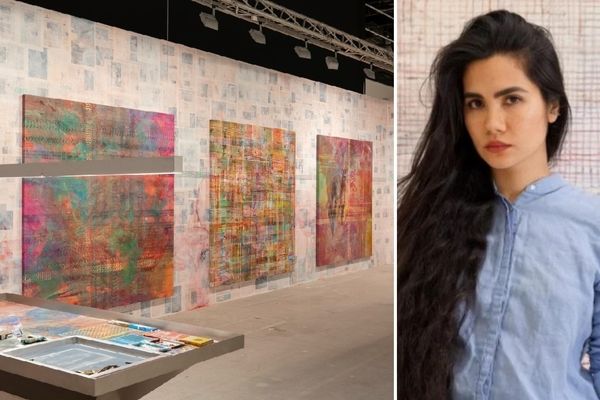 A look at Mandy El-Sayegh's exhibition from Lawrie Shabibi at Abu Dhabi Art 2024