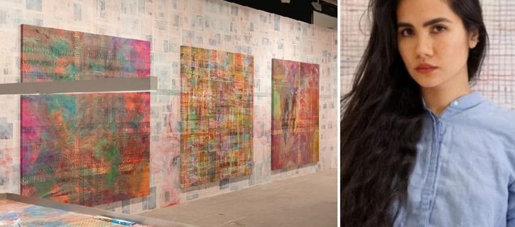 A look at Mandy El-Sayegh's exhibition from Lawrie Shabibi at Abu Dhabi Art 2024