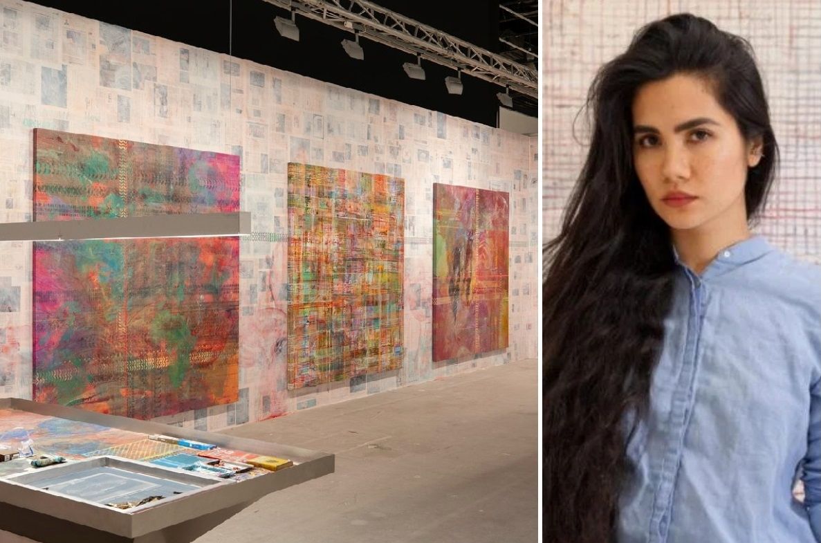 A look at Mandy El-Sayegh's exhibition from Lawrie Shabibi at Abu Dhabi Art 2024
