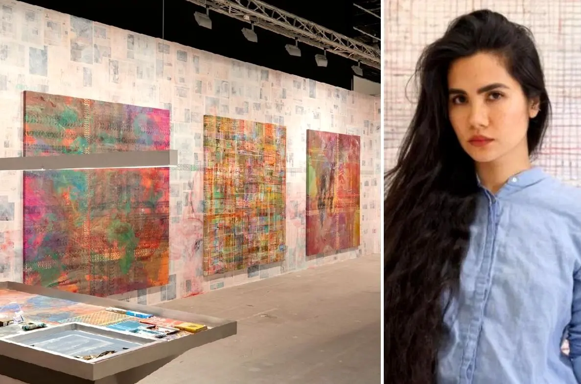 A look at Mandy El-Sayegh's exhibition from Lawrie Shabibi at Abu Dhabi Art 2024