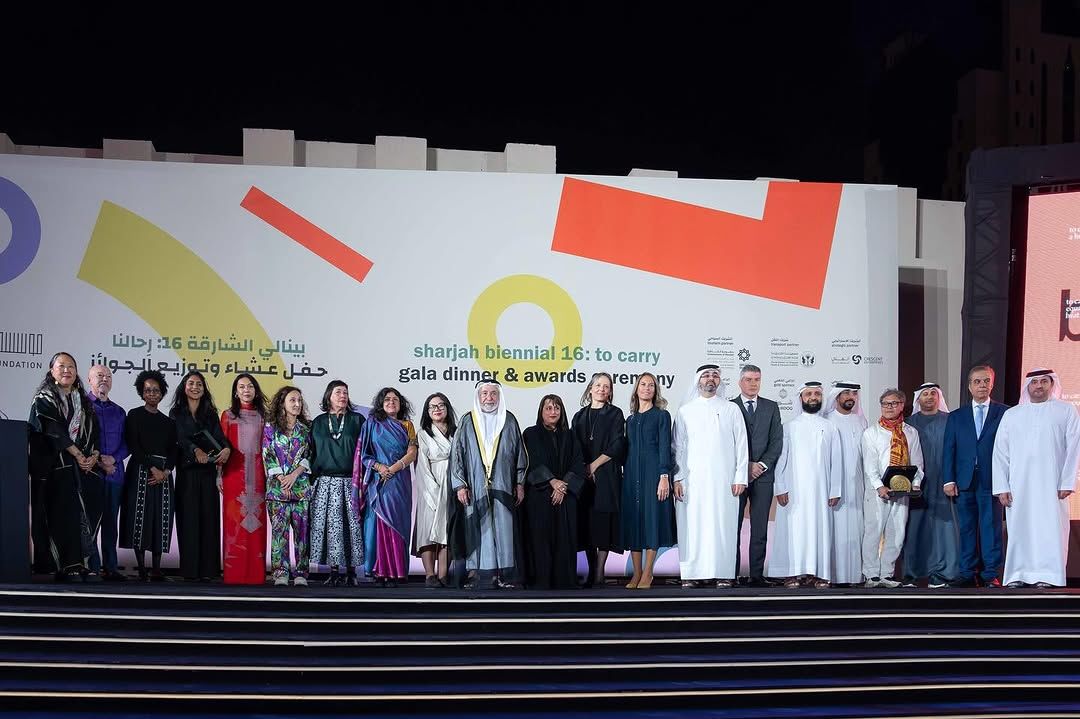 Sheikh Sultan bin Mohammed Al Qasimi honours winners of 16th Sharjah Biennial
