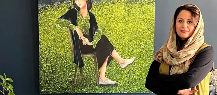 Roshanak Sattari and "Woman in Minimal Silence" with Vesta Colors
