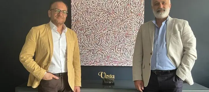 Hamidreza Shafiei and Behdad Najafi’s Abstract-Arabesque Painting
