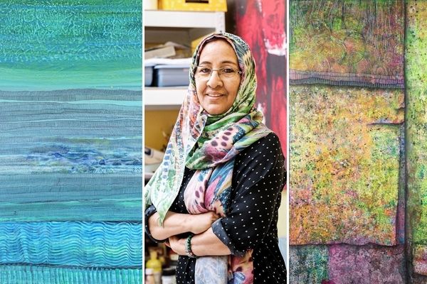 Highlights of the works of the pioneering Emirati artist Najat Makki