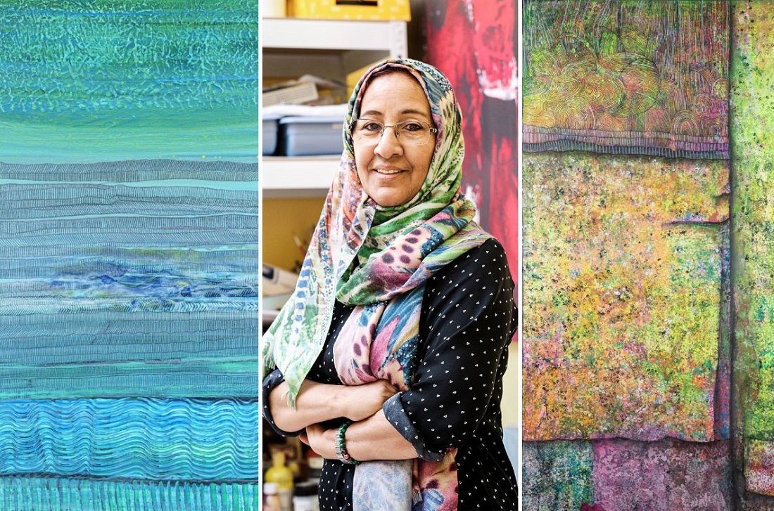 Highlights of the works of the pioneering Emirati artist Najat Makki