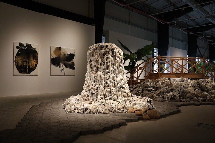 The first exhibition of Chinese contemporary artists presented in Saudi Arabia⠀⠀⠀⠀⠀⠀⠀⠀⠀