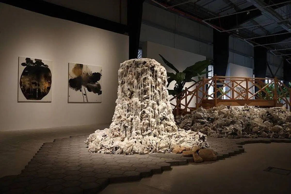 The first exhibition of Chinese contemporary artists presented in Saudi Arabia⠀⠀⠀⠀⠀⠀⠀⠀⠀