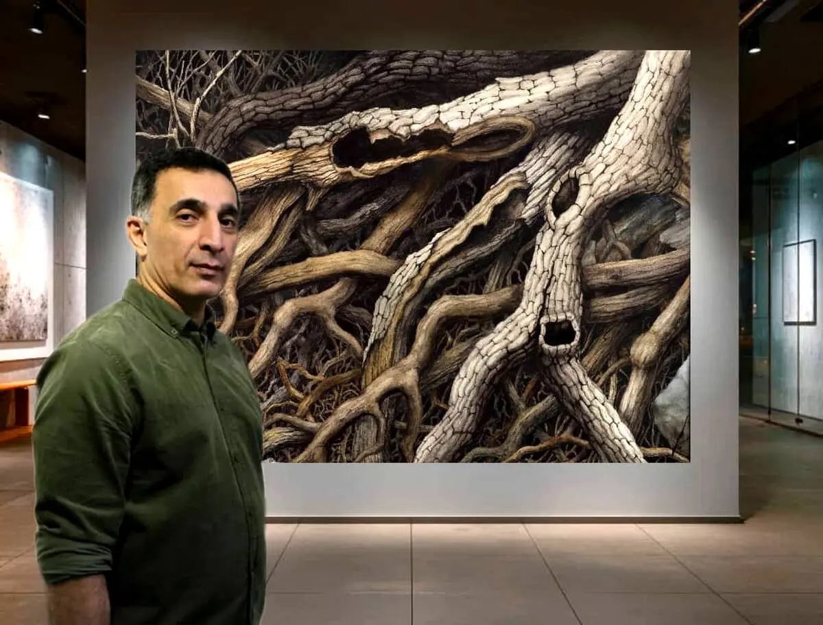 Aref Geranmayeh and Contemporary Watercolors at Mojdeh Gallery
