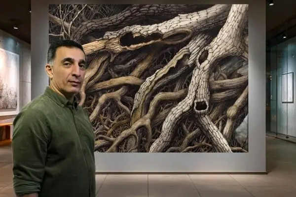 Aref Geranmayeh and Contemporary Watercolors at Mojdeh Gallery