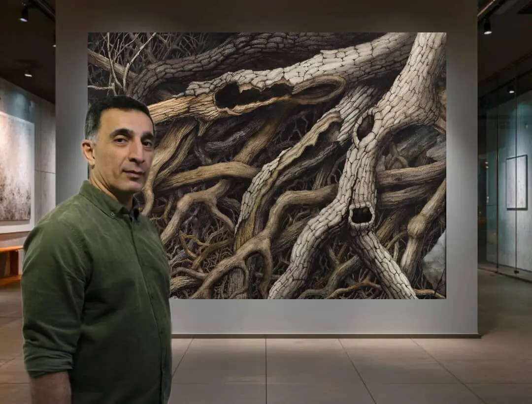 Aref Geranmayeh and Contemporary Watercolors at Mojdeh Gallery
