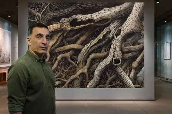 Aref Geranmayeh and Contemporary Watercolors at Mojdeh Gallery