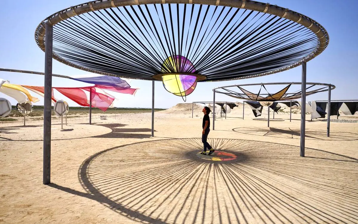 Olafur Eliasson's Artistic Practice in Qatar | The artist has taken the exhibition to the desert