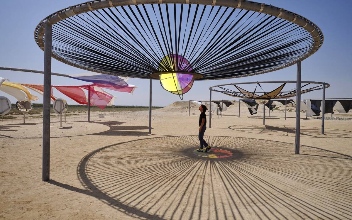 Olafur Eliasson's Artistic Practice in Qatar | The artist has taken the exhibition to the desert