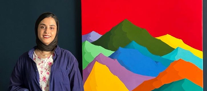 Rezvan Yaraei and Her Vivid Mountains with Vesta Color