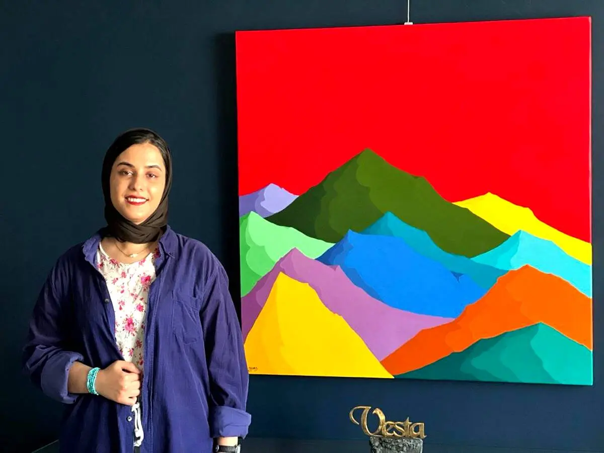 Rezvan Yaraei and Her Vivid Mountains with Vesta Color