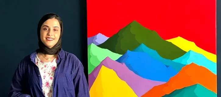 Rezvan Yaraei and Her Vivid Mountains with Vesta Color