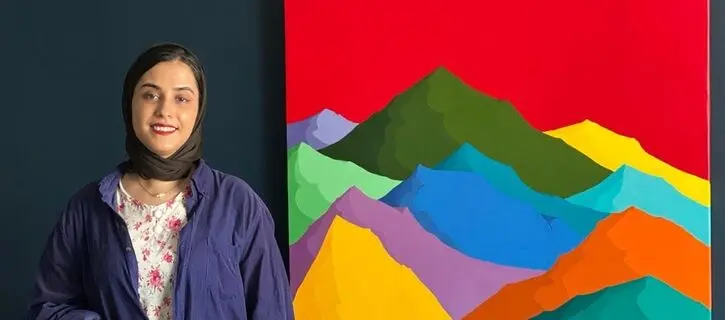 Rezvan Yaraei and Her Vivid Mountains with Vesta Color