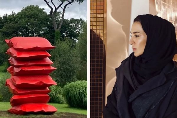 Shaikha Al Mazrou's sculpture heads to medieval gardens in the UK's Cornwall