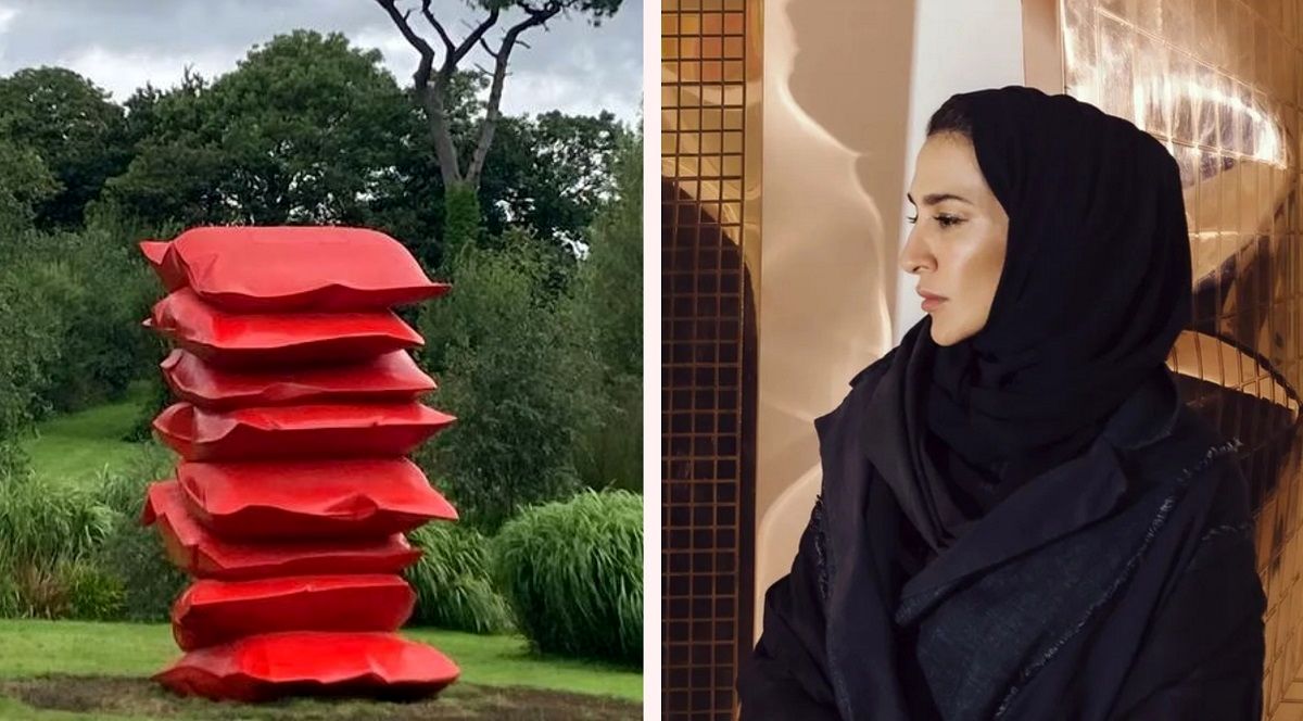 Shaikha Al Mazrou's sculpture heads to medieval gardens in the UK's Cornwall
